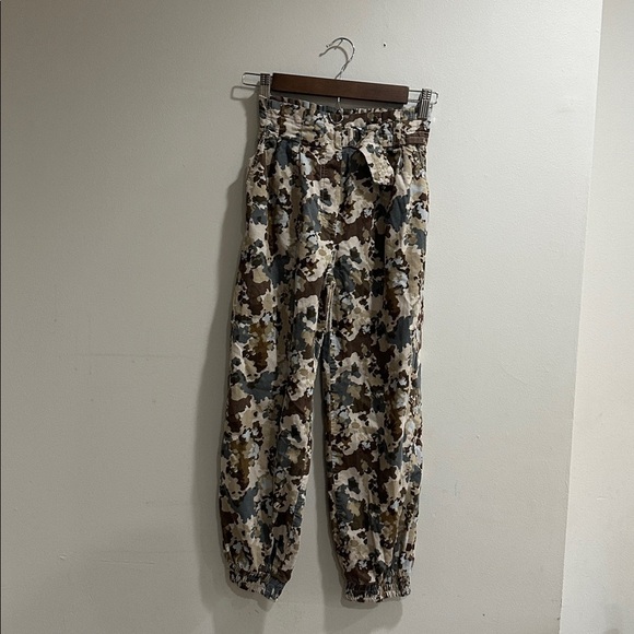 Zara Other - Zara Kids Girls Camouflage Joggers - Brown and Cream